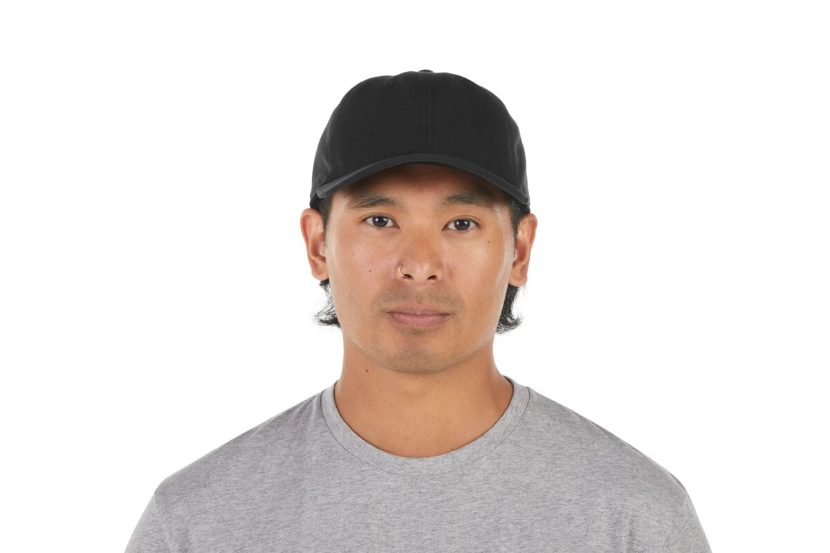 recycled-poly-dad-hat-p8 WebPDP-HAT004002_Recycled_Poly_Dad_Hat_Black_Studio_Harper_Studios_0723_Front__HAT004002OS.jpg